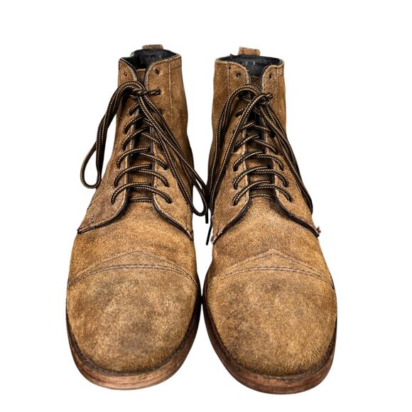 Frye Men’s Bowery Brown Suede Lace Up Chukka Boot Size US 8 D - Picture 7 of 11